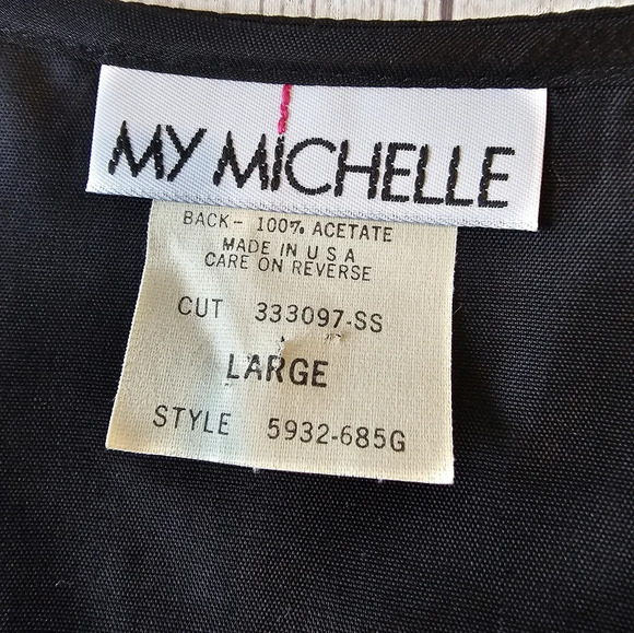 My Michelle Vintage 90's •Size Large• Southwestern Print Vest Buttons Made In US - Picture 5 of 10